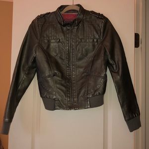 Gray Collection by Bernardo Leather Jacket
